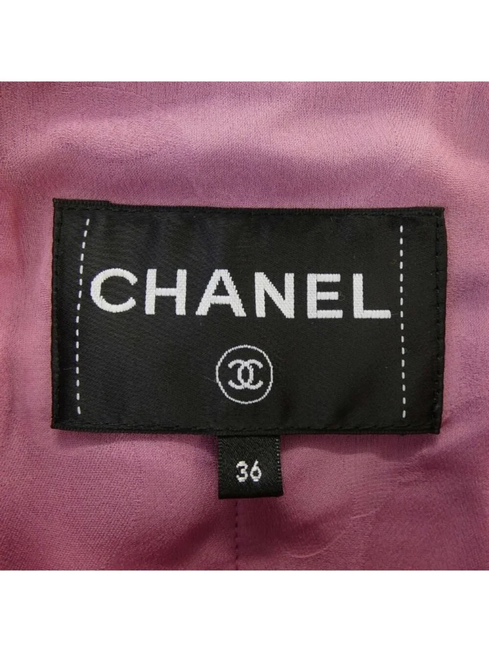 Chanel Collarless Jacket Pink